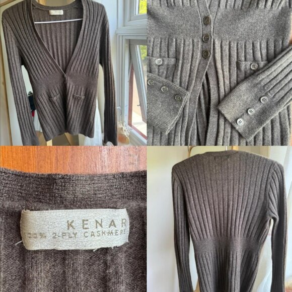 100% cashmere cardigan - Picture 2 of 3